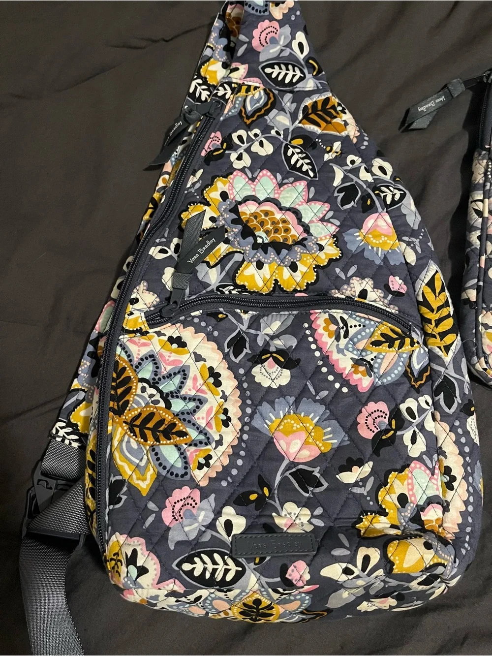 Vera Bradley Sling Backpack, Laptop Bag & Wallet Set